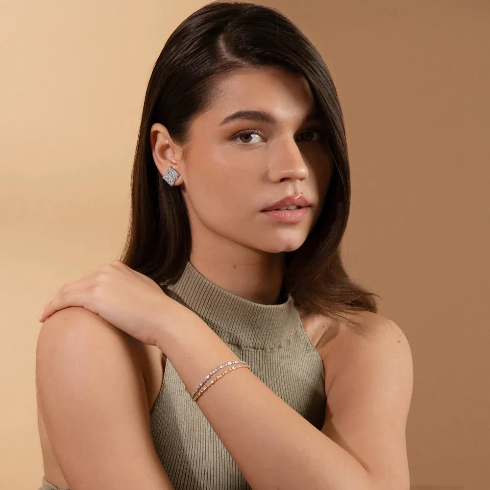 Caroline Svedbom Gold Evelyne Crystal Bracelet - Image 3