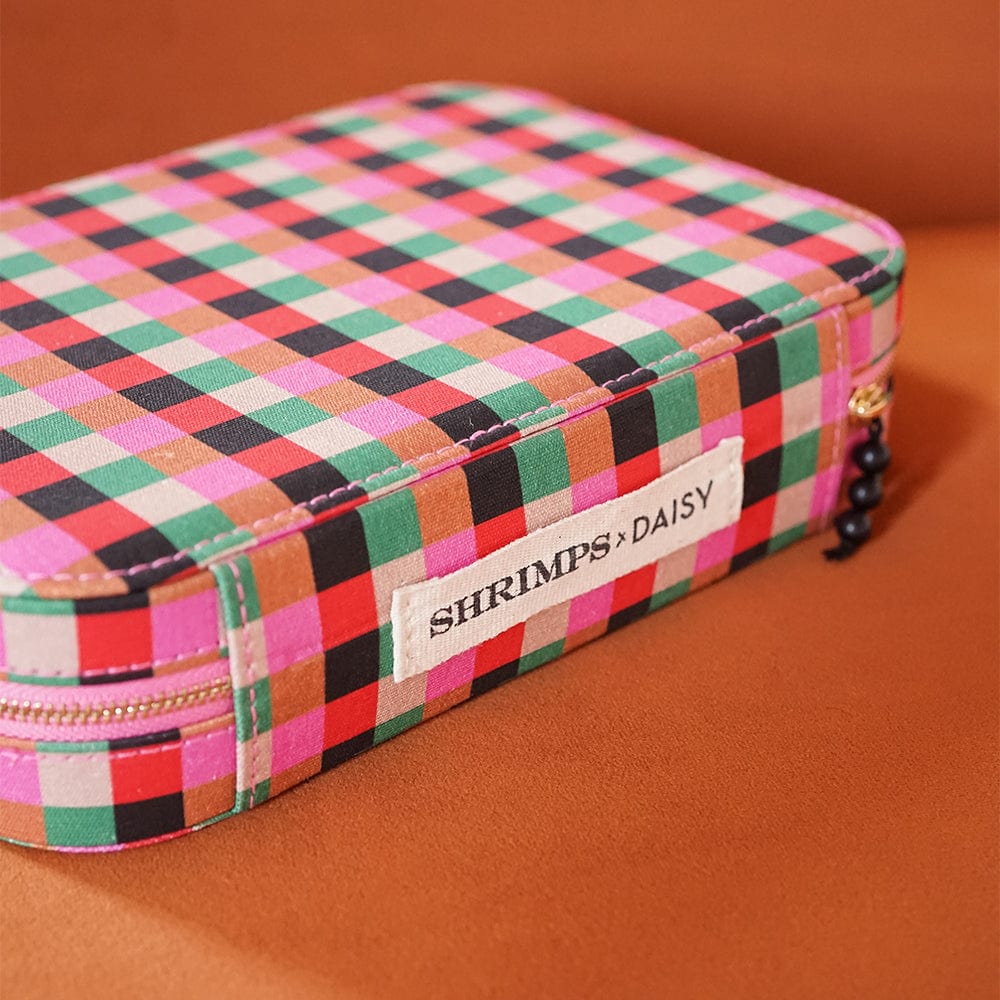 Daisy Shrimps Large Pink Jewellery Case - Image 3