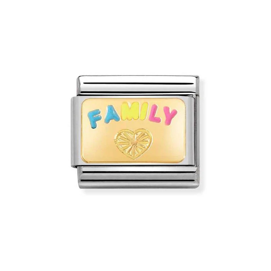 Nomination Gold Starter Bracelet With Set of Family Charms - Image 3