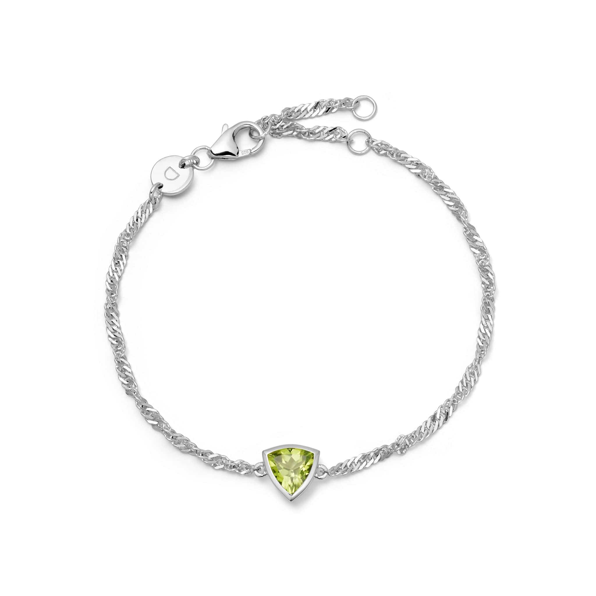 Daisy London Sterling Silver Birthstone Charm Bracelet - Image 37